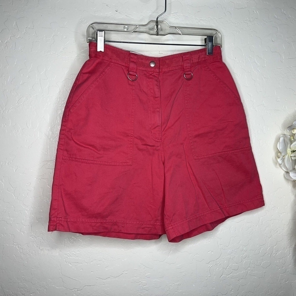 Karen scott sport vintage high waist pink short 8